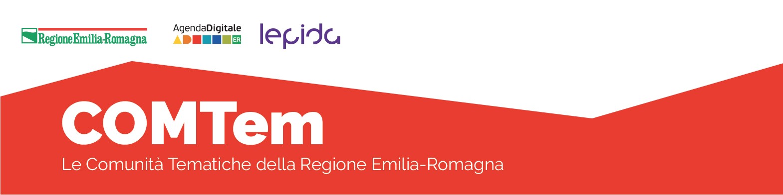 Elemento grafico nella testata delle pagine di adesione alle COMTem e collegate - immagine