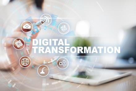 Digital transformation - Immagine astratta