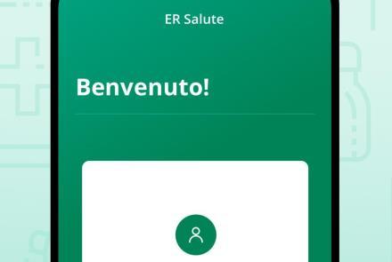 Una schermata della APP ER Salute